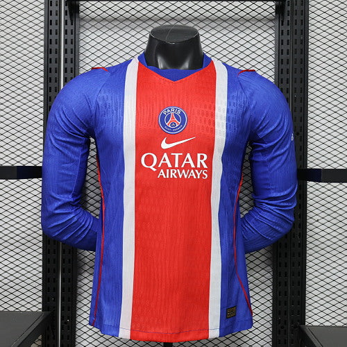 2026/2027 Long Sleeve Player Version Paris Saint-Germain Home Football Shirt 1:1 Thai Quality topjersey