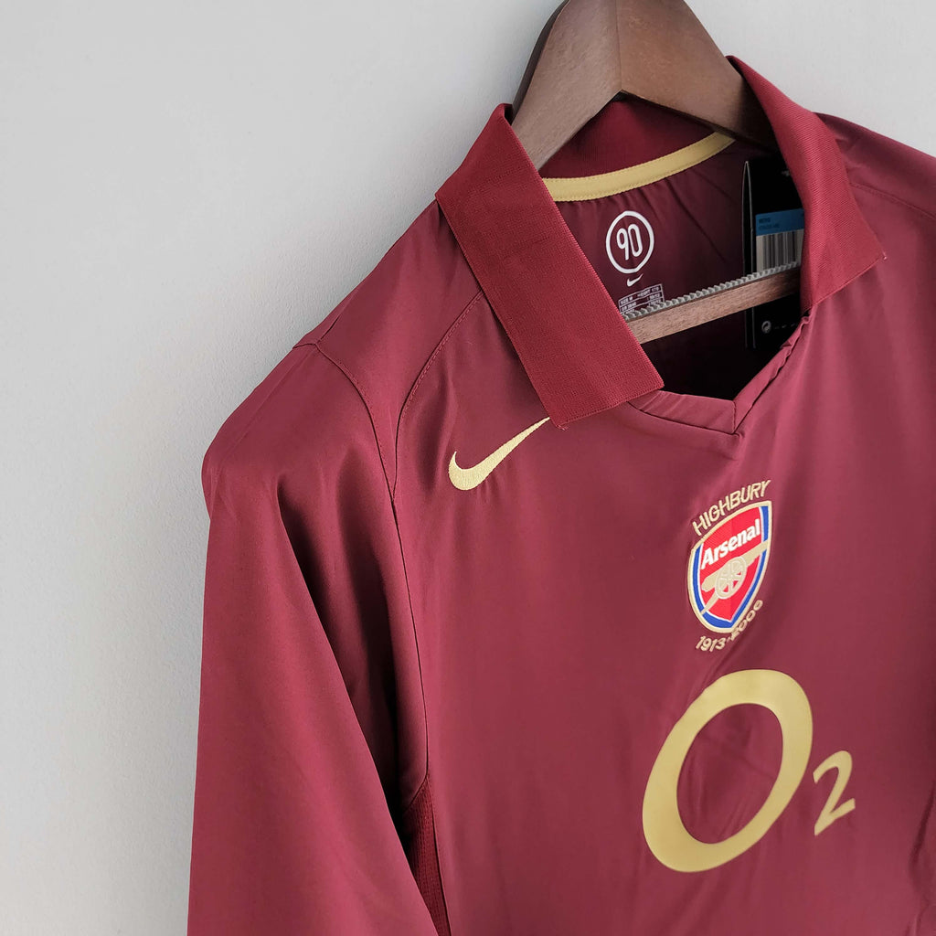 2005/2006 Retro Long Sleeve Arsenal Home