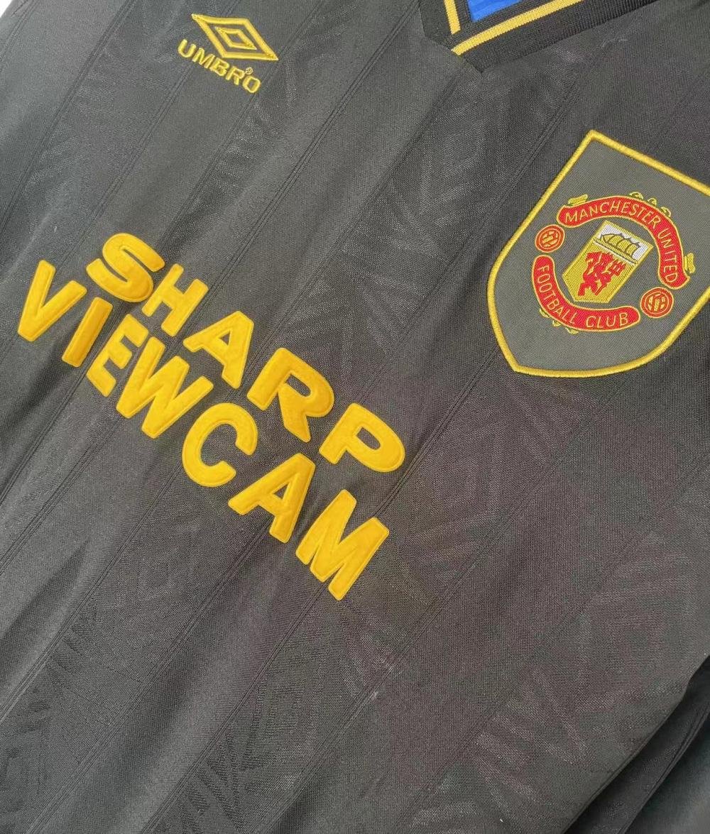 1993/1994 Retro Long Sleeve Manchester United Third Away