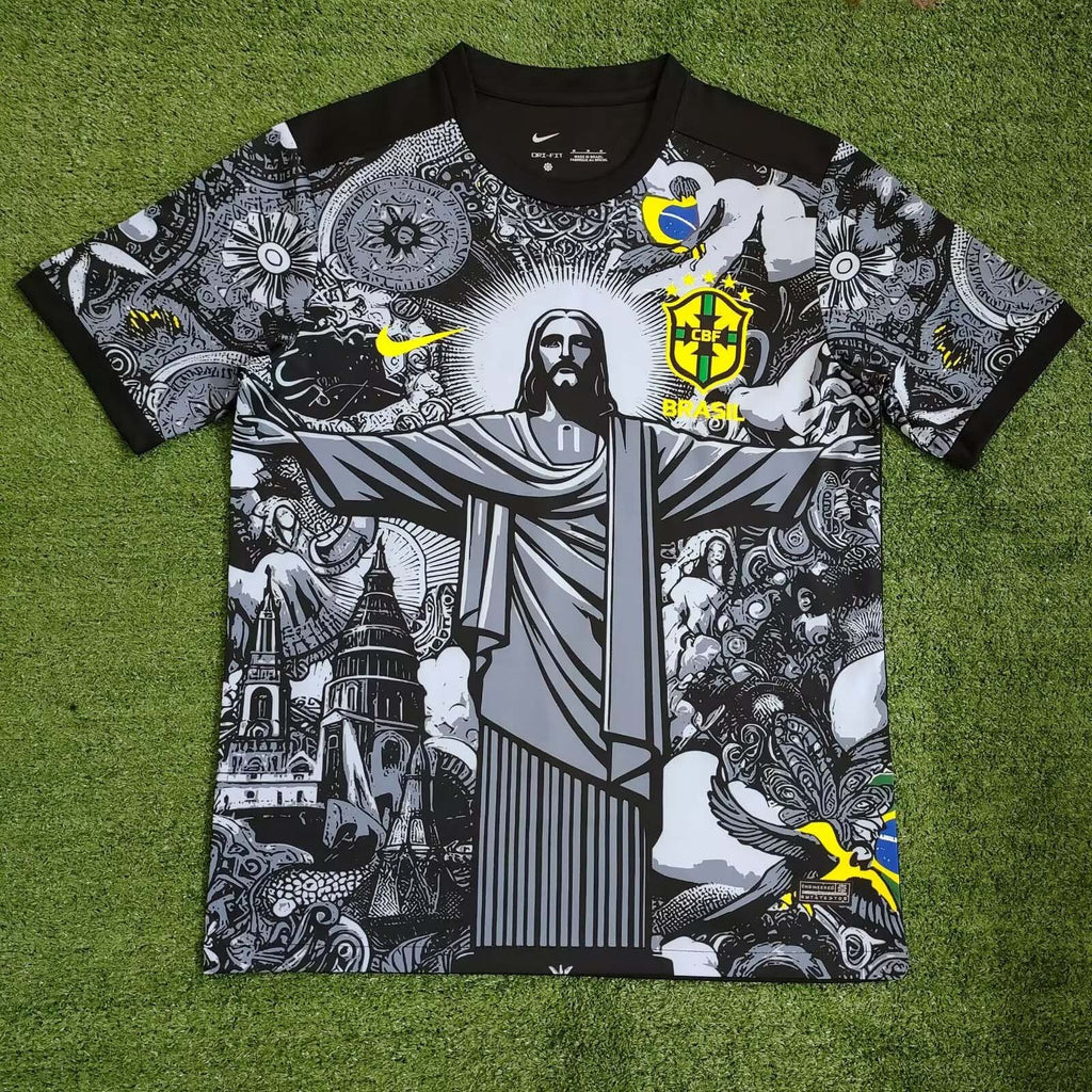 2024-2025 Brazil Special Edition Jesus Black Gray