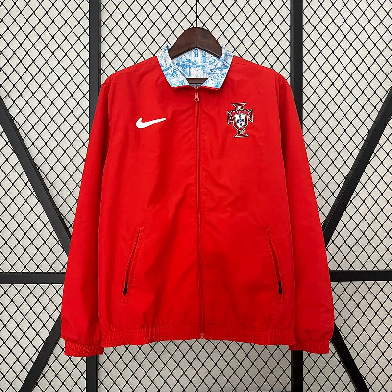 2024 Portugal Reversible Windbreaker (red-white)