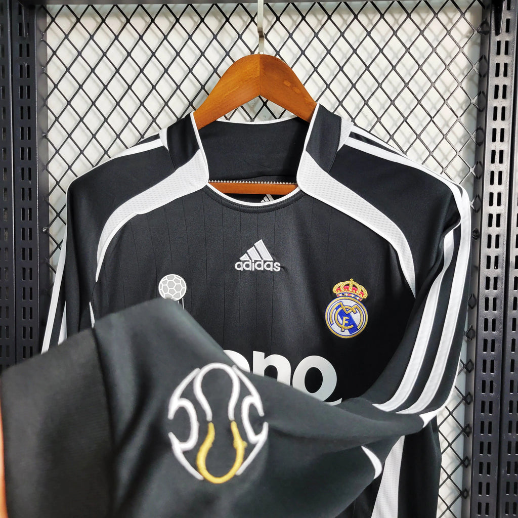 2006/2007 Retro Long Sleeve Real Madrid Away Jersey