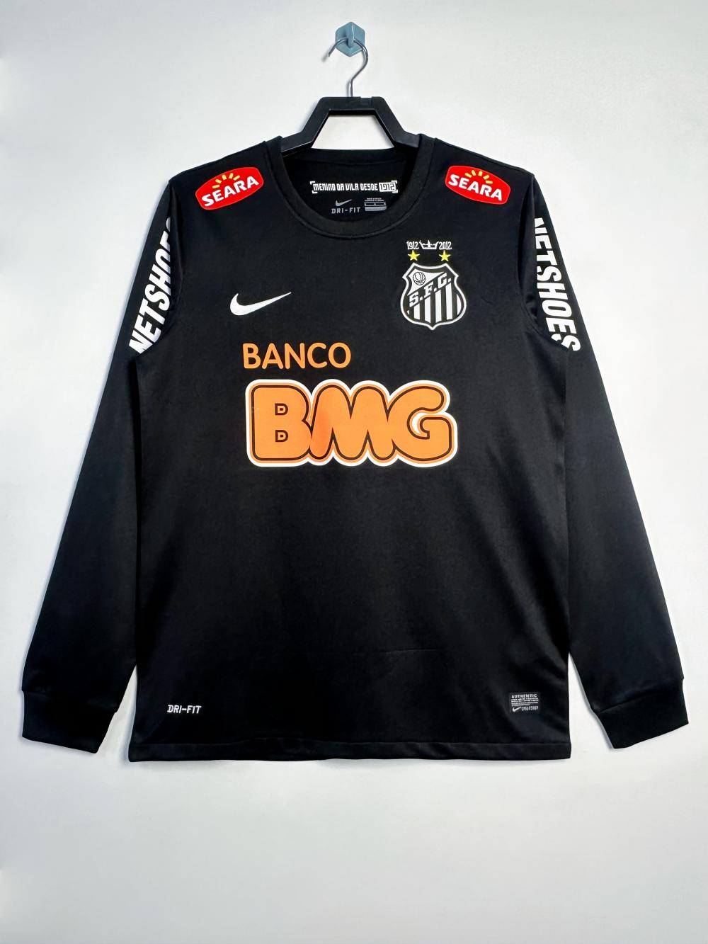 2012/2013 Retro Long Sleeve Santos Away