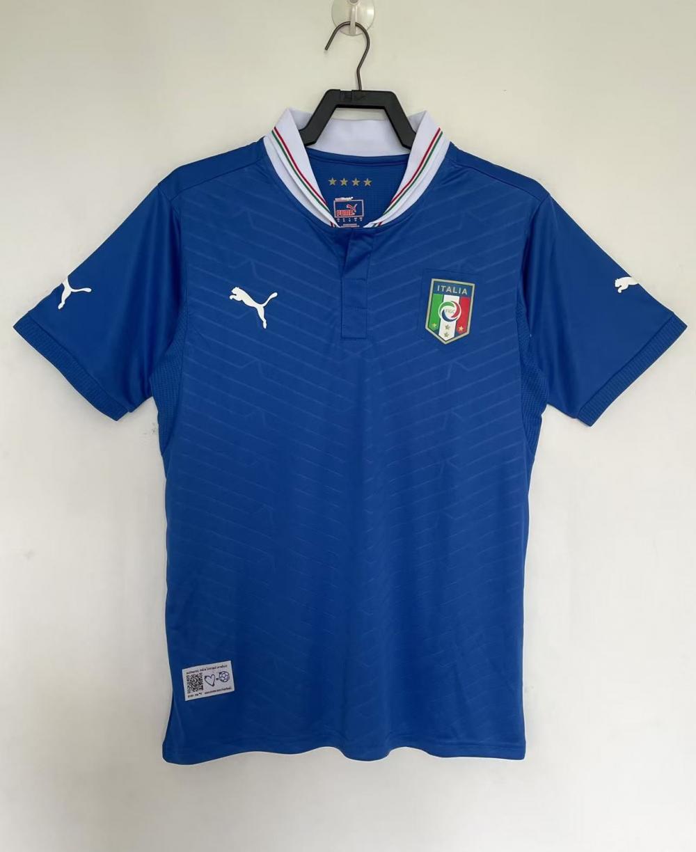 2012 Retro Italy Home Soccer Shirt