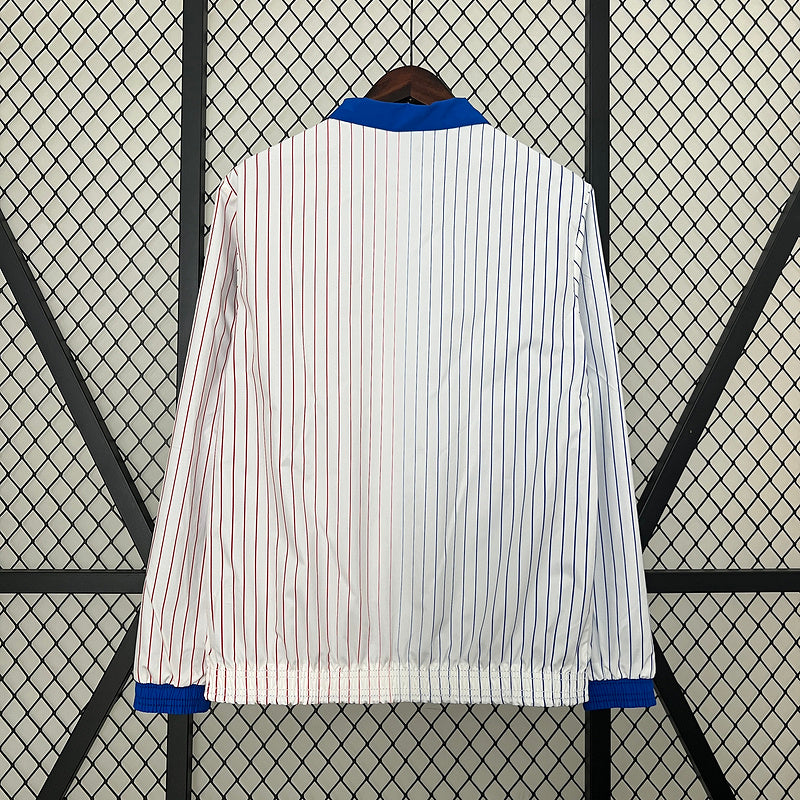 2024 France Reversible Windbreaker (White-Blue)