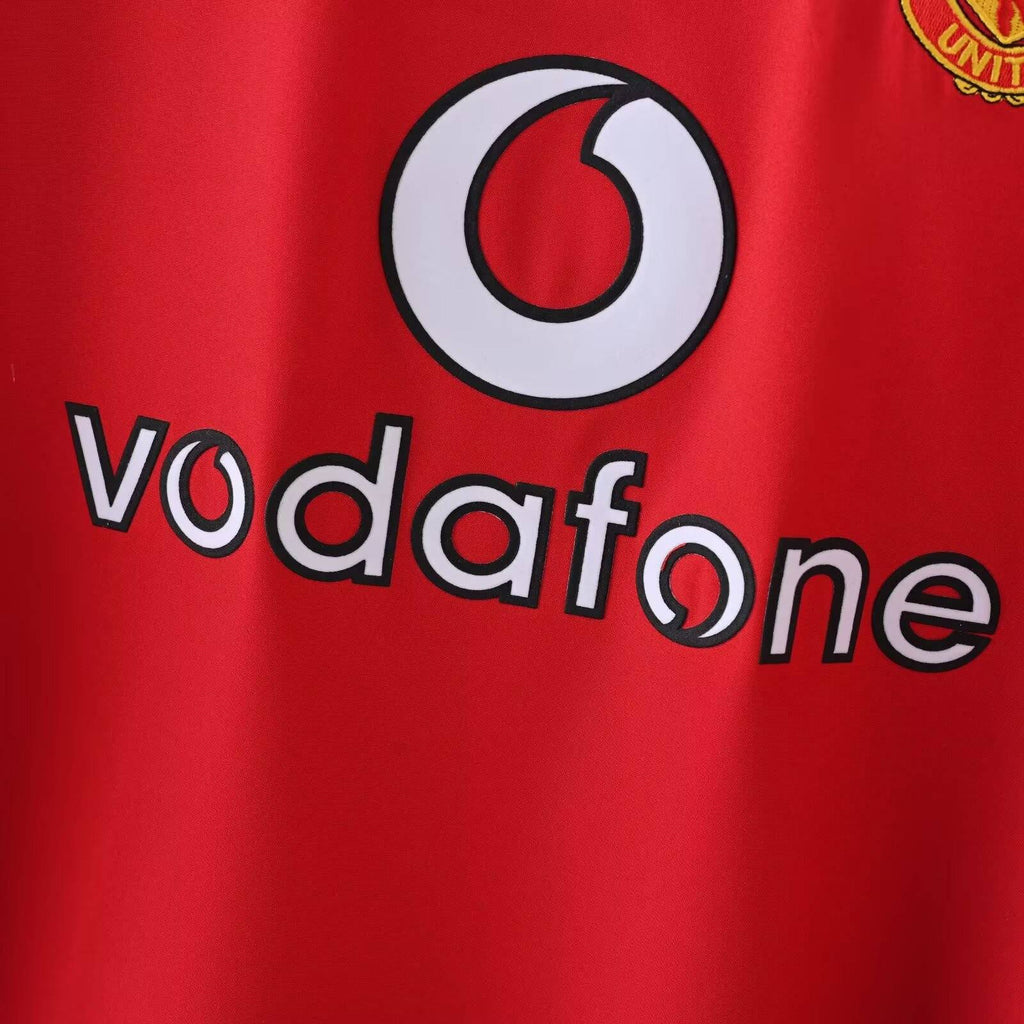 2002-2003 Retro Long Sleeve Manchester United Home