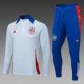 2024-2025 Spain Half-Pull Training Suit Baby Blue