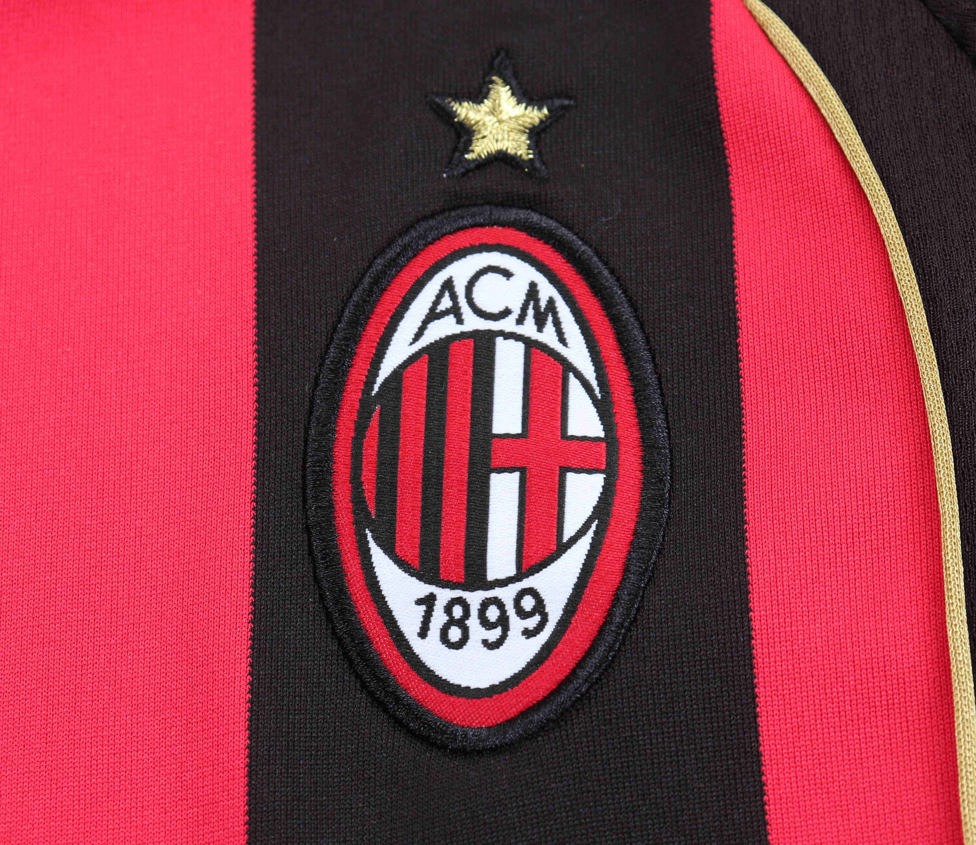 2006/2007 Retro Long Sleeve AC Milan Home