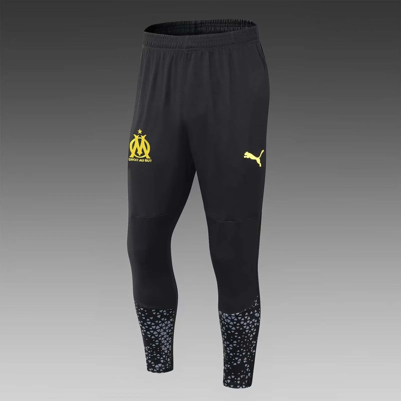 2023/2024 Olympique de Marseille Half-Pull Training Suit Black