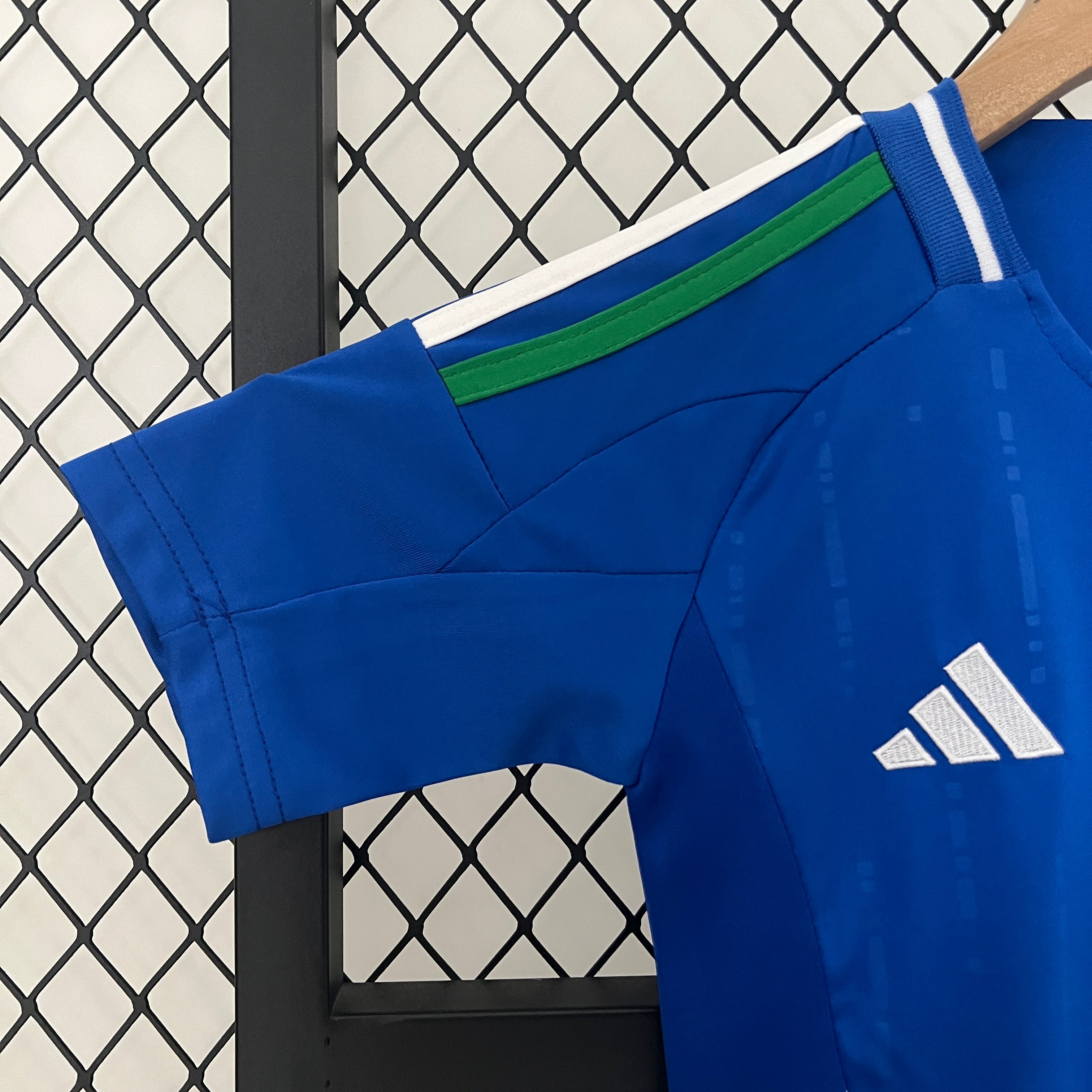 2024-2025 Italy Home Soccer Shirt Kids Size