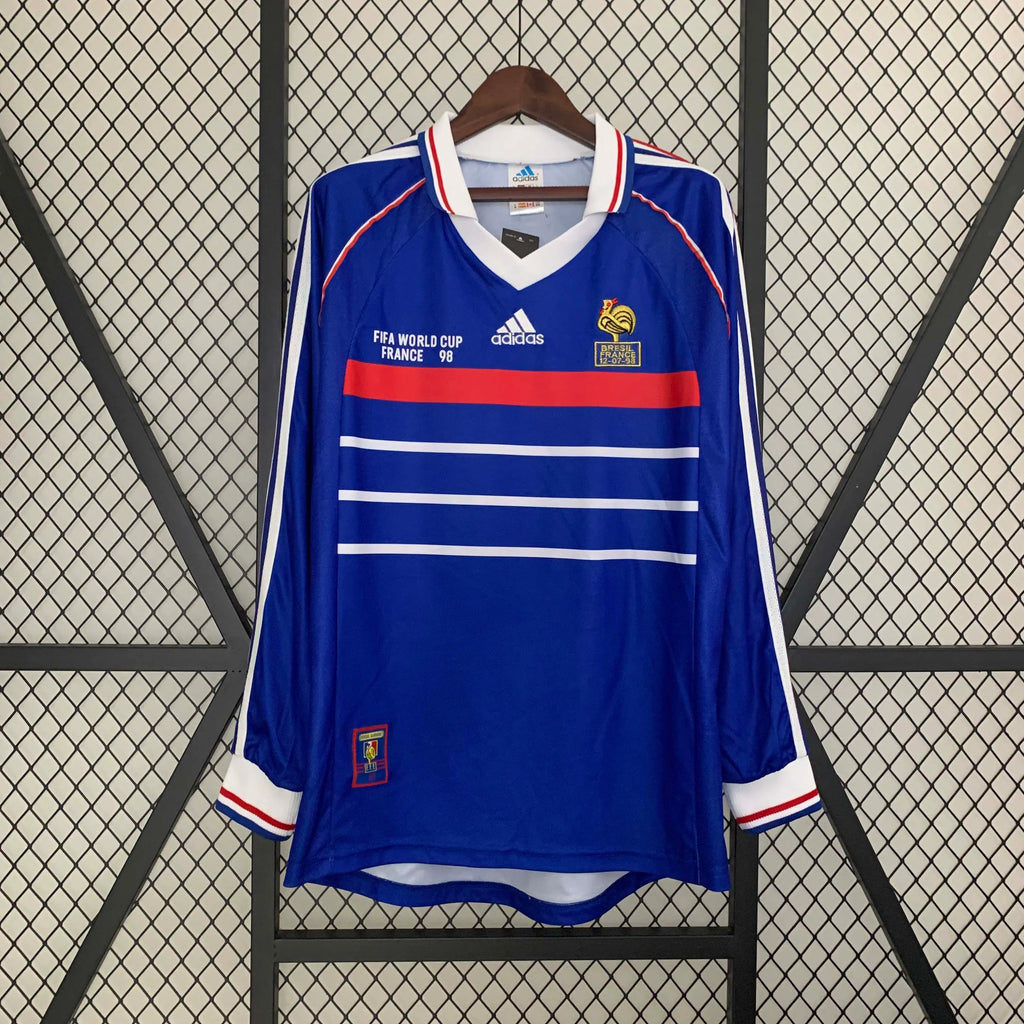 1998 Retro Long Sleeve France Home