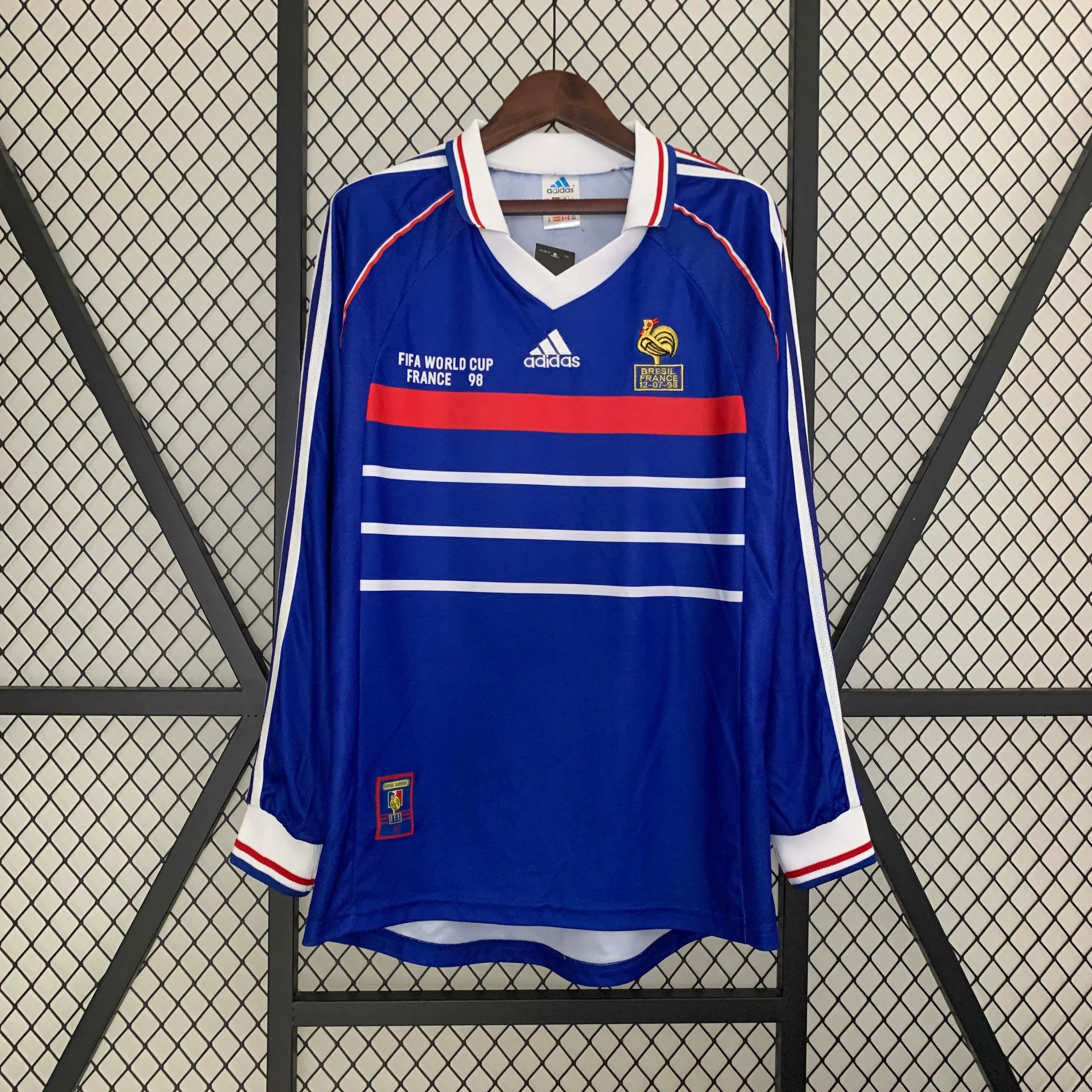 1998 Retro Long Sleeve France Home