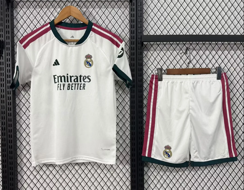 2026/2027 Real Madrid Home Football Jersey 1:1 Thai quality Kids Size topjersey