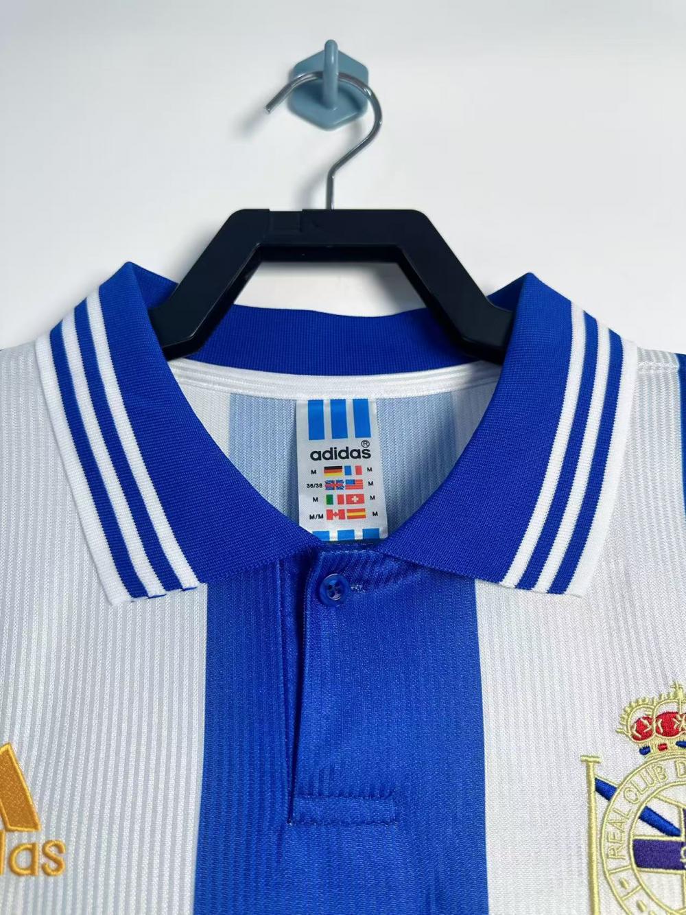 1999-2000 Retro Long Sleeve Deportivo Home