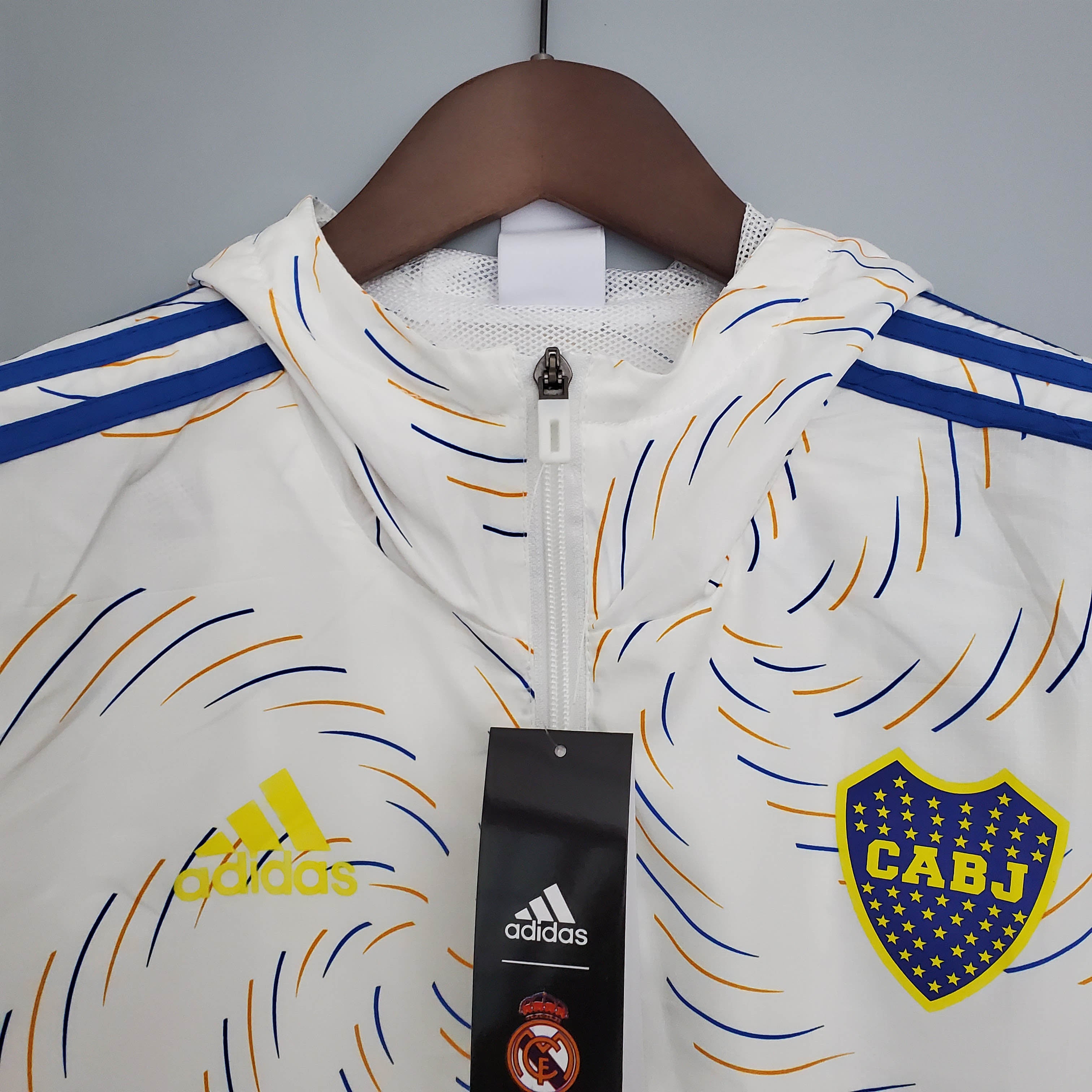 Windbreaker White Boca Juniors Jersey