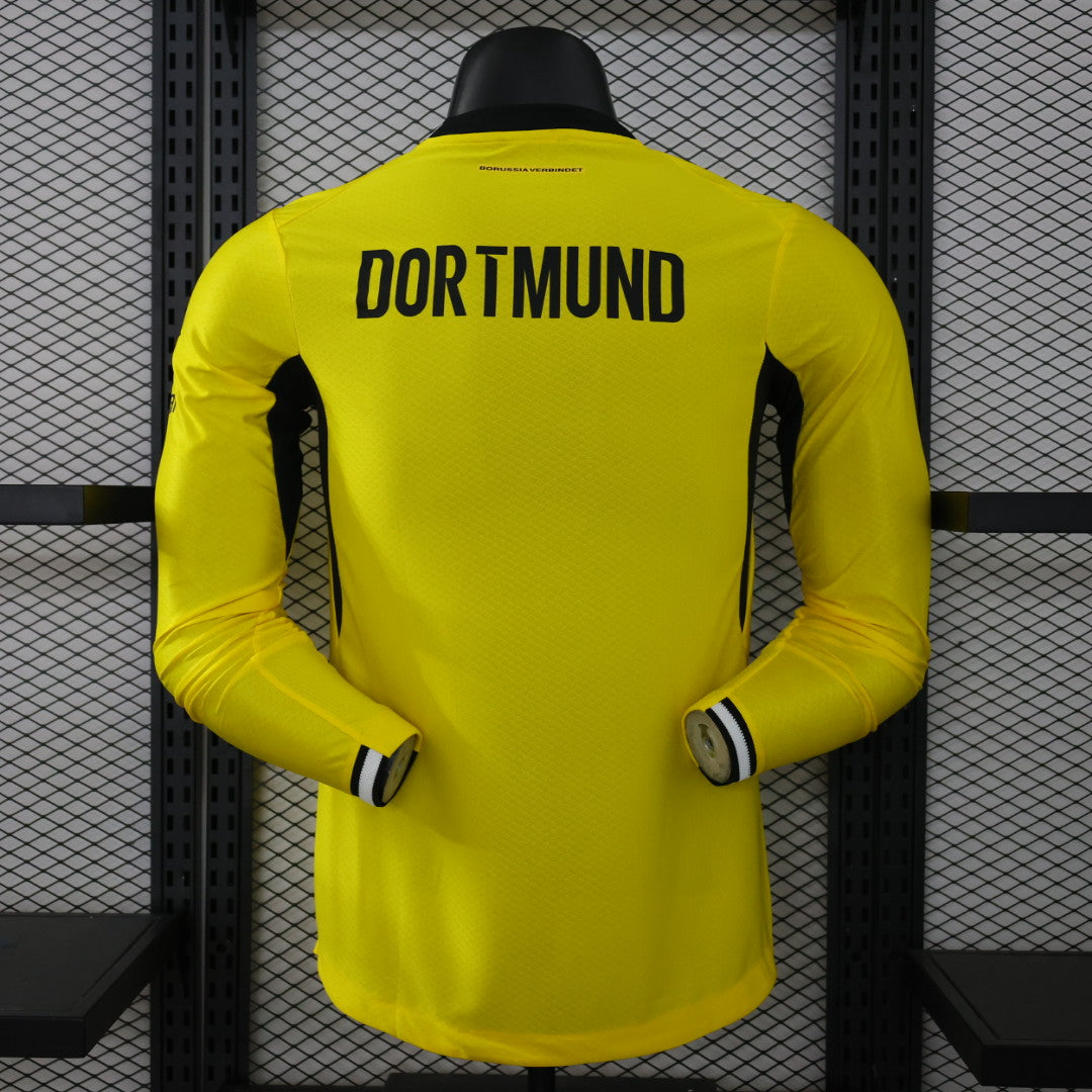 2026/2027 Long Sleeve Player Version Dortmund Home Football Shirt 1:1 Thai Quality topjersey