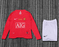 2007/2008 Retro Long Sleeve Manchester United Home Champions League Edition