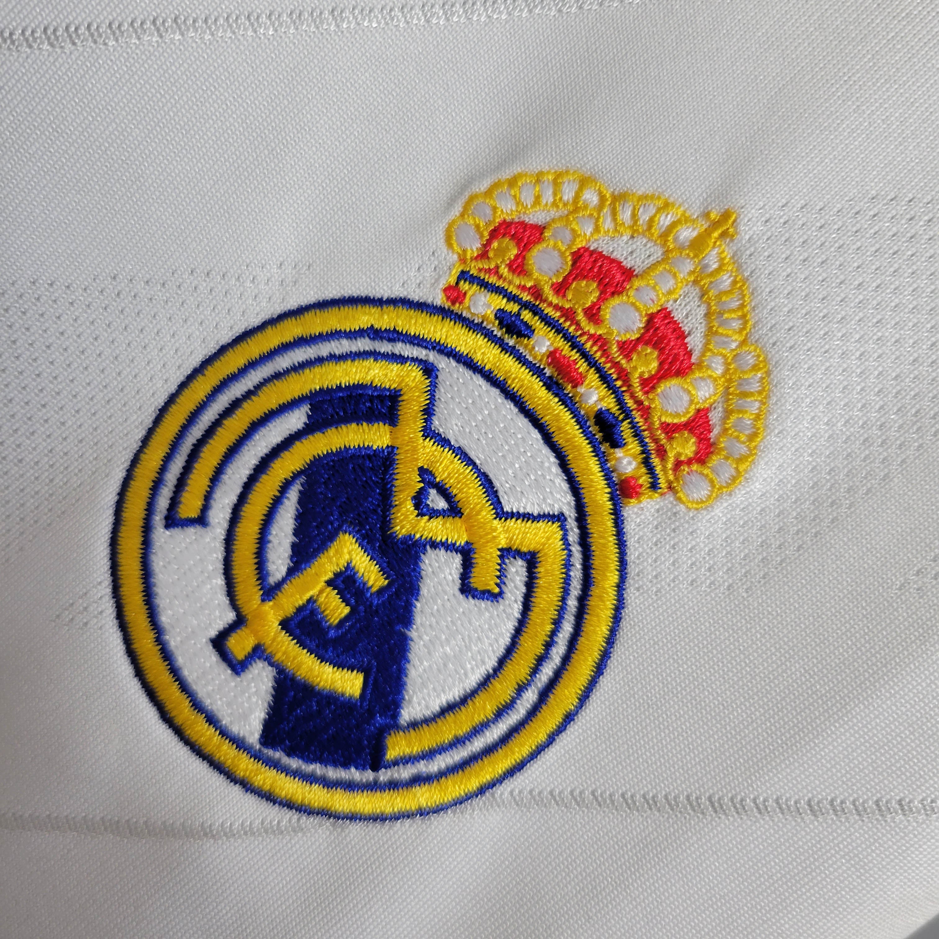 2017/2018 Retro Long Sleeve Real Madrid Home