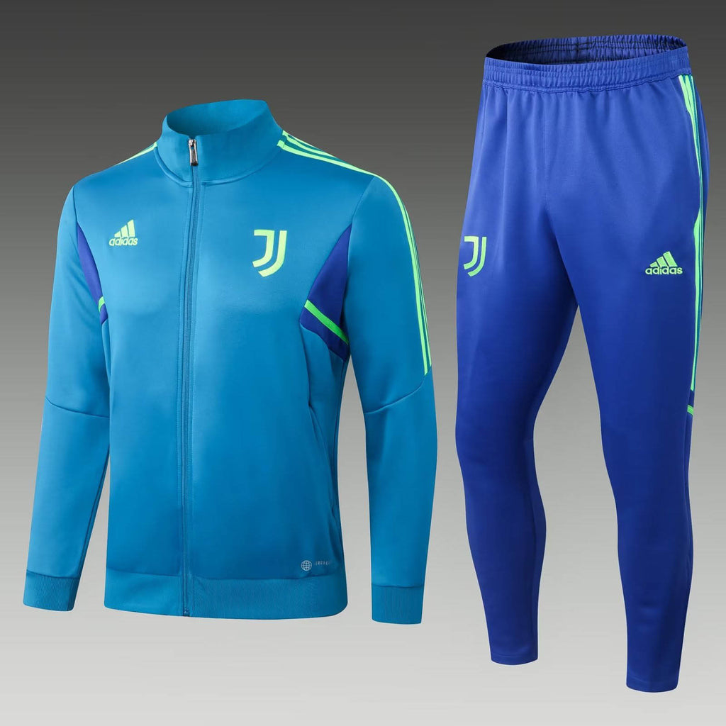 2022/2023 Juventus Long Zipped Jacket Blue