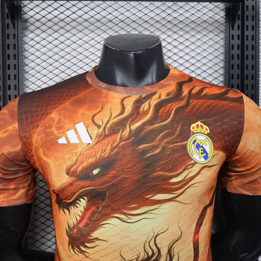2025/2026 Player Version Real Madrid Nezha Special Edition Orange