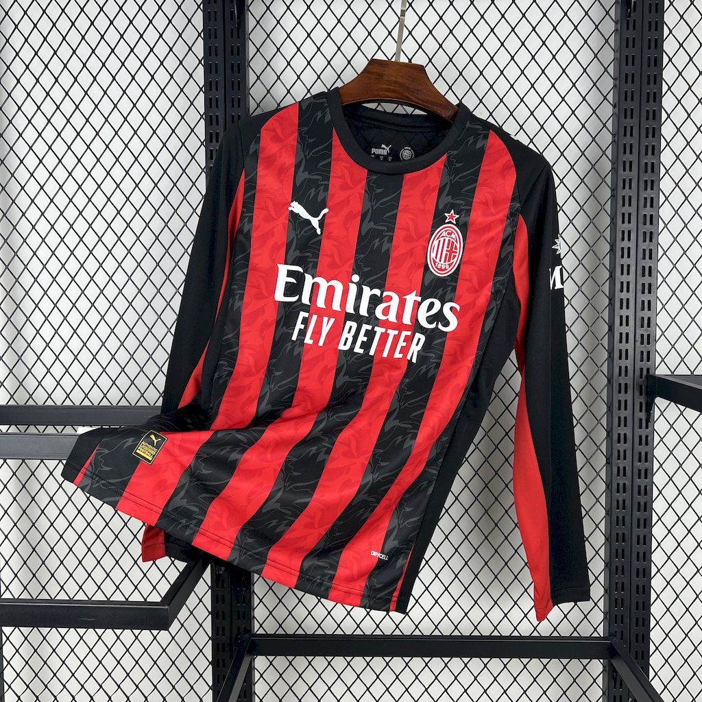 2025/2026 AC Milan Long Sleeves Home