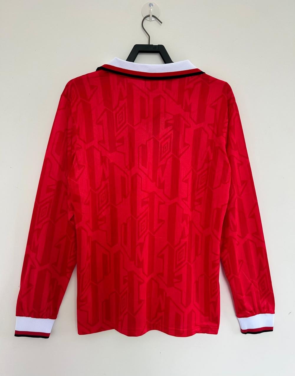 1992/1994 Retro Long Sleeve Manchester United Home