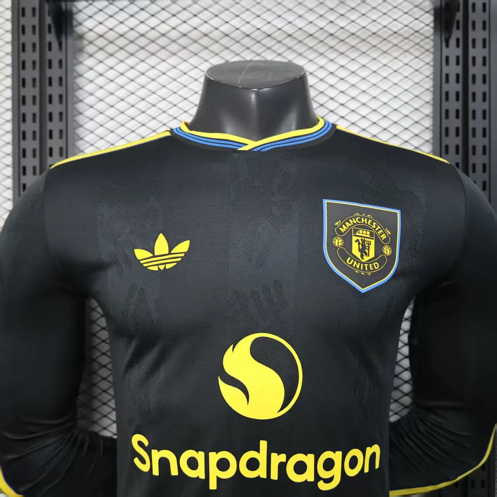 2025/2026 Long Sleeve Player Version Manchester United Third Away