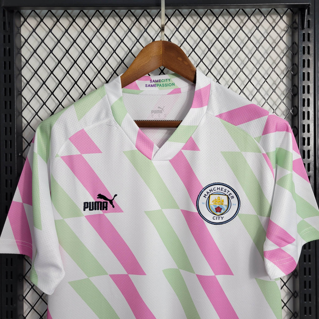 2023/2024 Manchester City Training Suit White