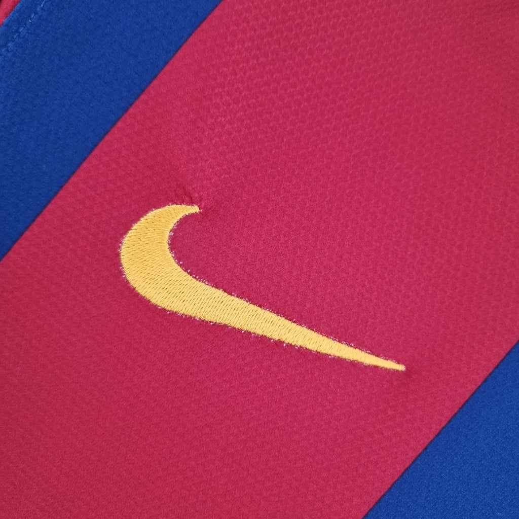 2010/2011 Retro Long Sleeve Barcelona Home