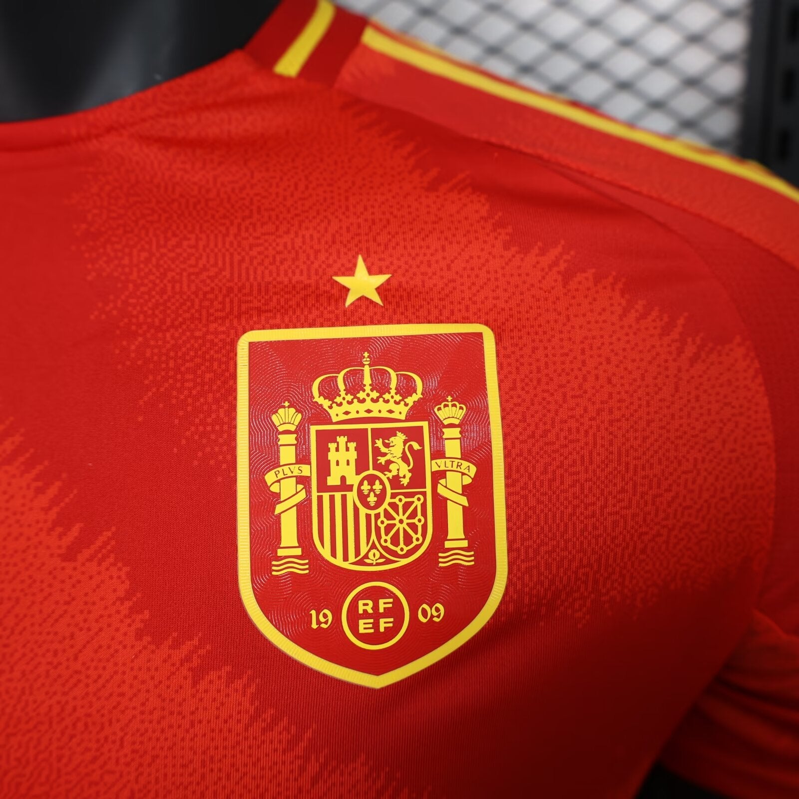2024-2025 Player Version Spain Home Soccer Shirt