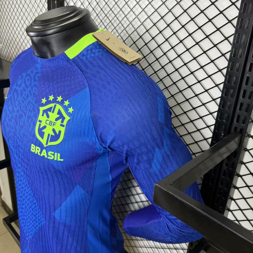 2025/2026 Long sleeves Player Version Brazil Away