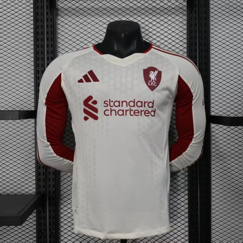 2025/2026 Long Sleeve Player Version Liverpool Away