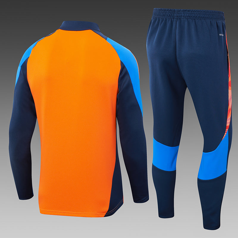 2024/2025 Juventus Half-Pull Training Suit Orange