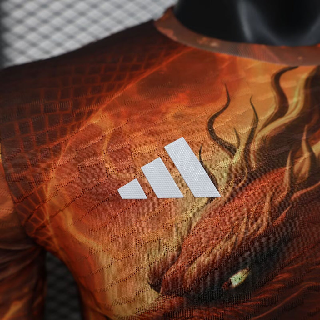 2025/2026 Player Version Real Madrid Nezha Special Edition Orange
