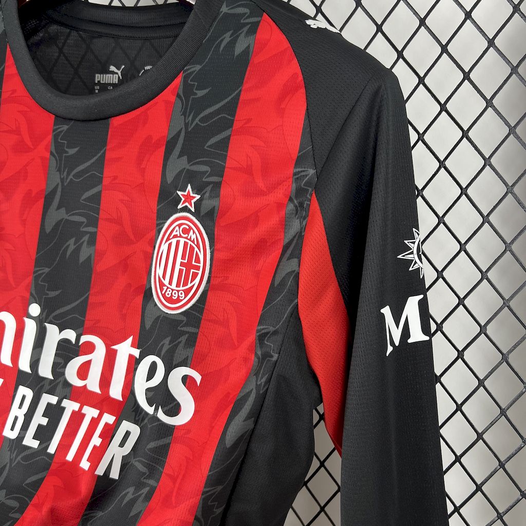 2025/2026 AC Milan Long Sleeves Home