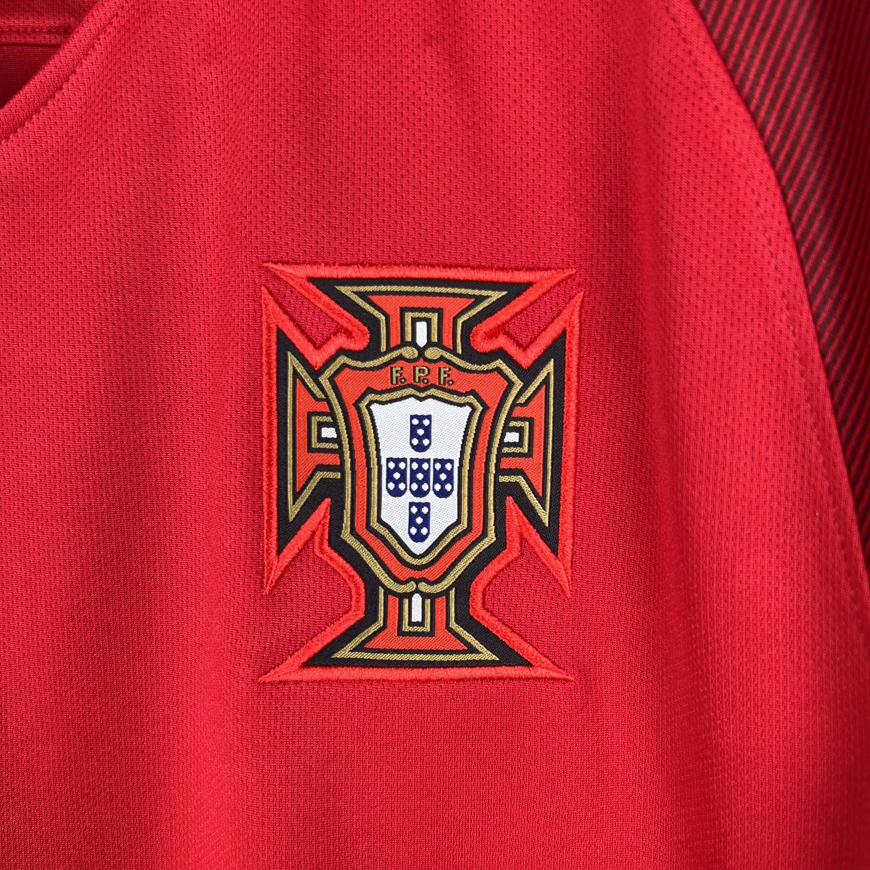 2016 Retro Long Sleeve Portugal Home