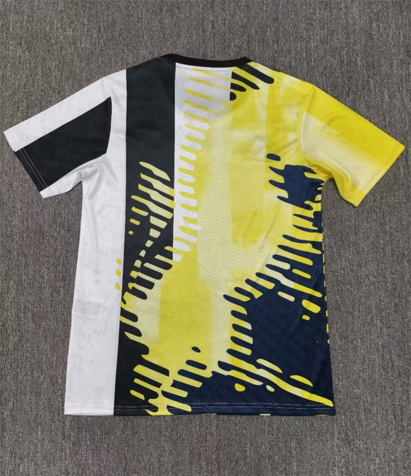 2024/2025 Juventus Pre-match Training Uniform Yellow Jersey