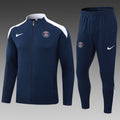 2024/2025 Psg Paris Saint-Germain Long Zipped Jacket Royal Blue