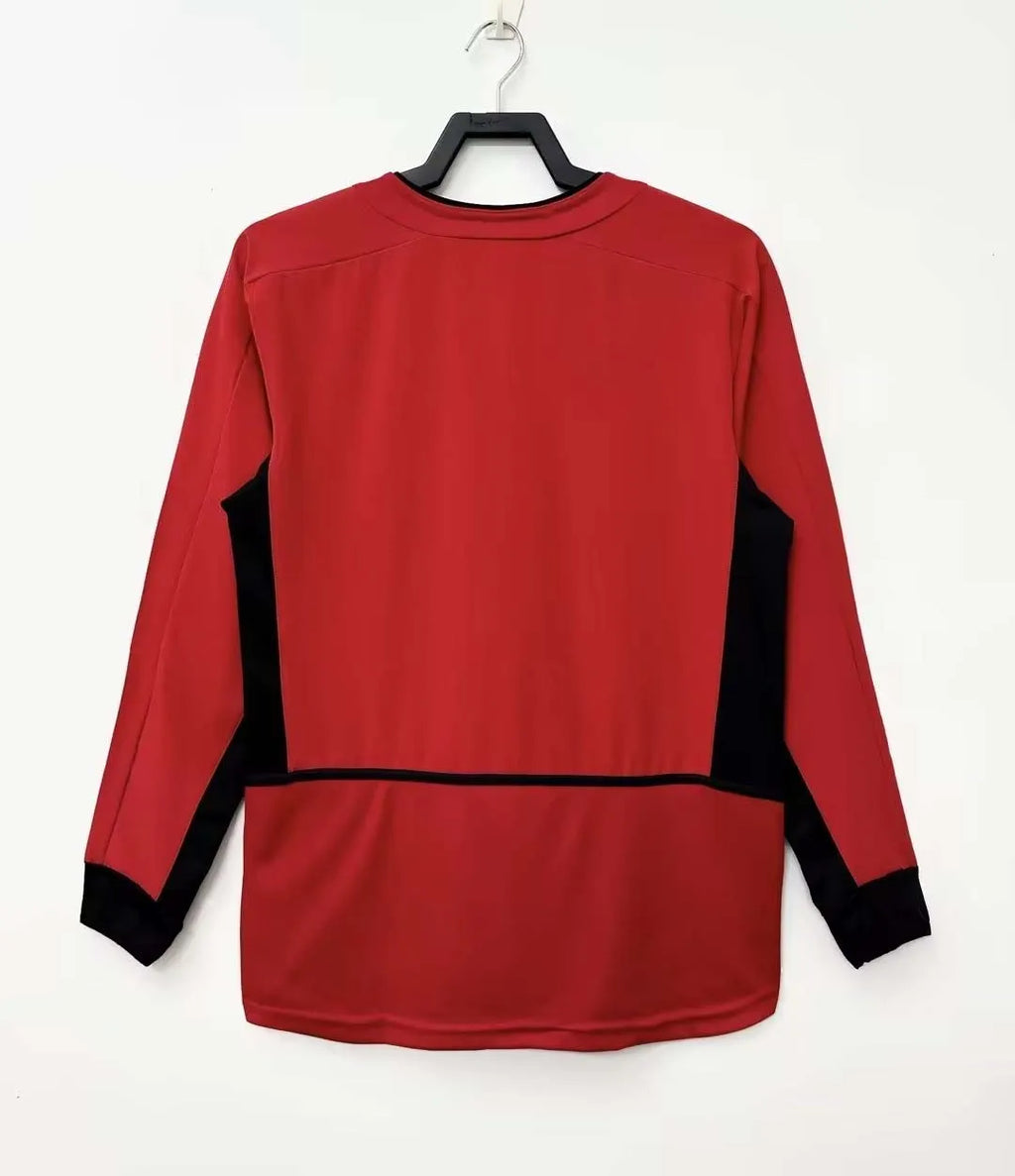 2002-2004 Retro Long Sleeve Manchester United Home