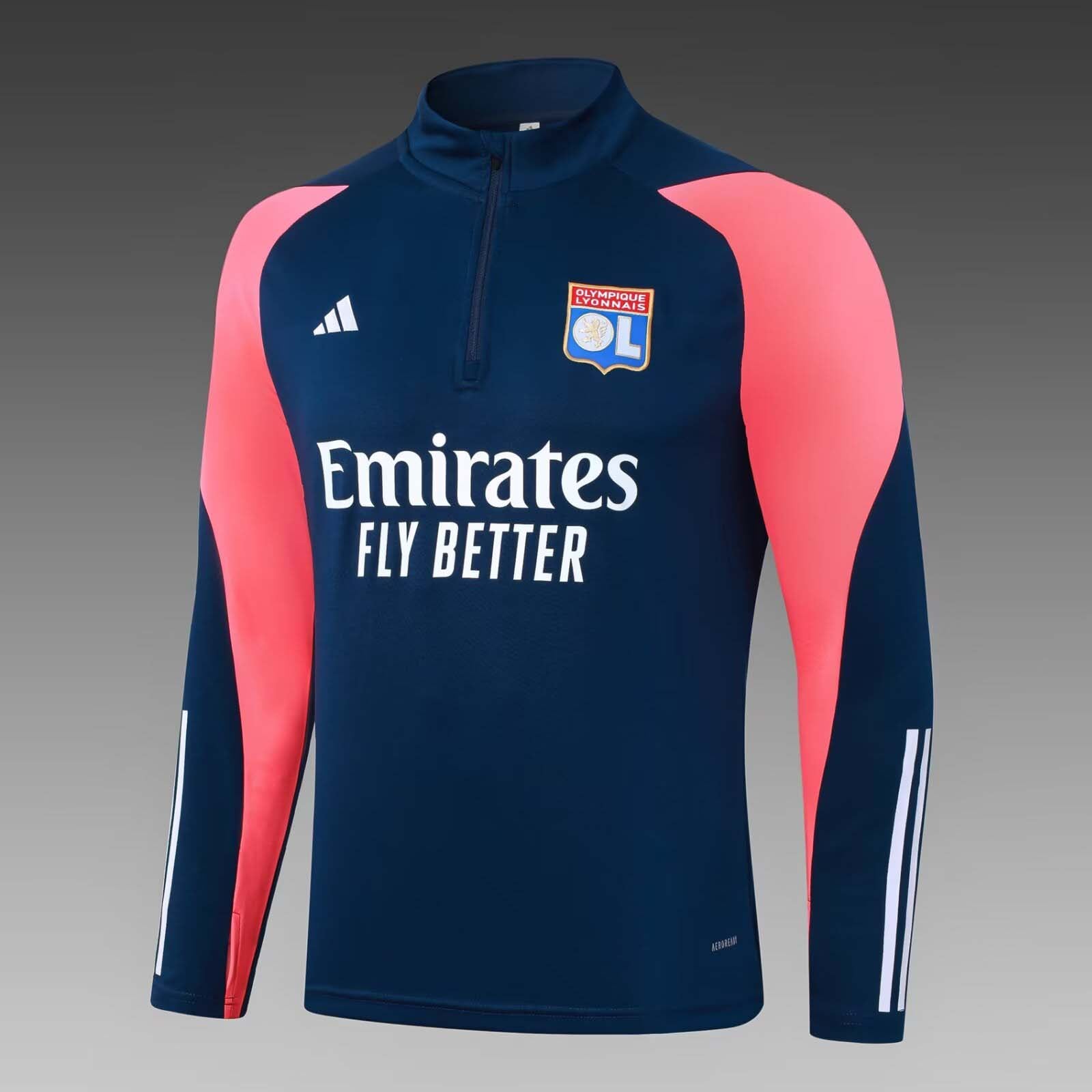 2023/2024 Lyonnais Half-Pull Training Suit Royal blue