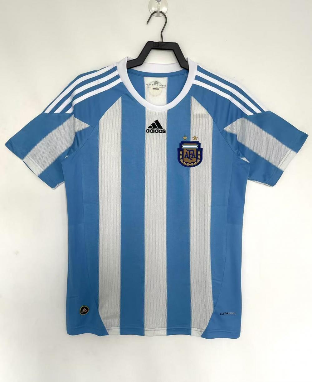 2010 Retro Argentina National Team Home Jersey