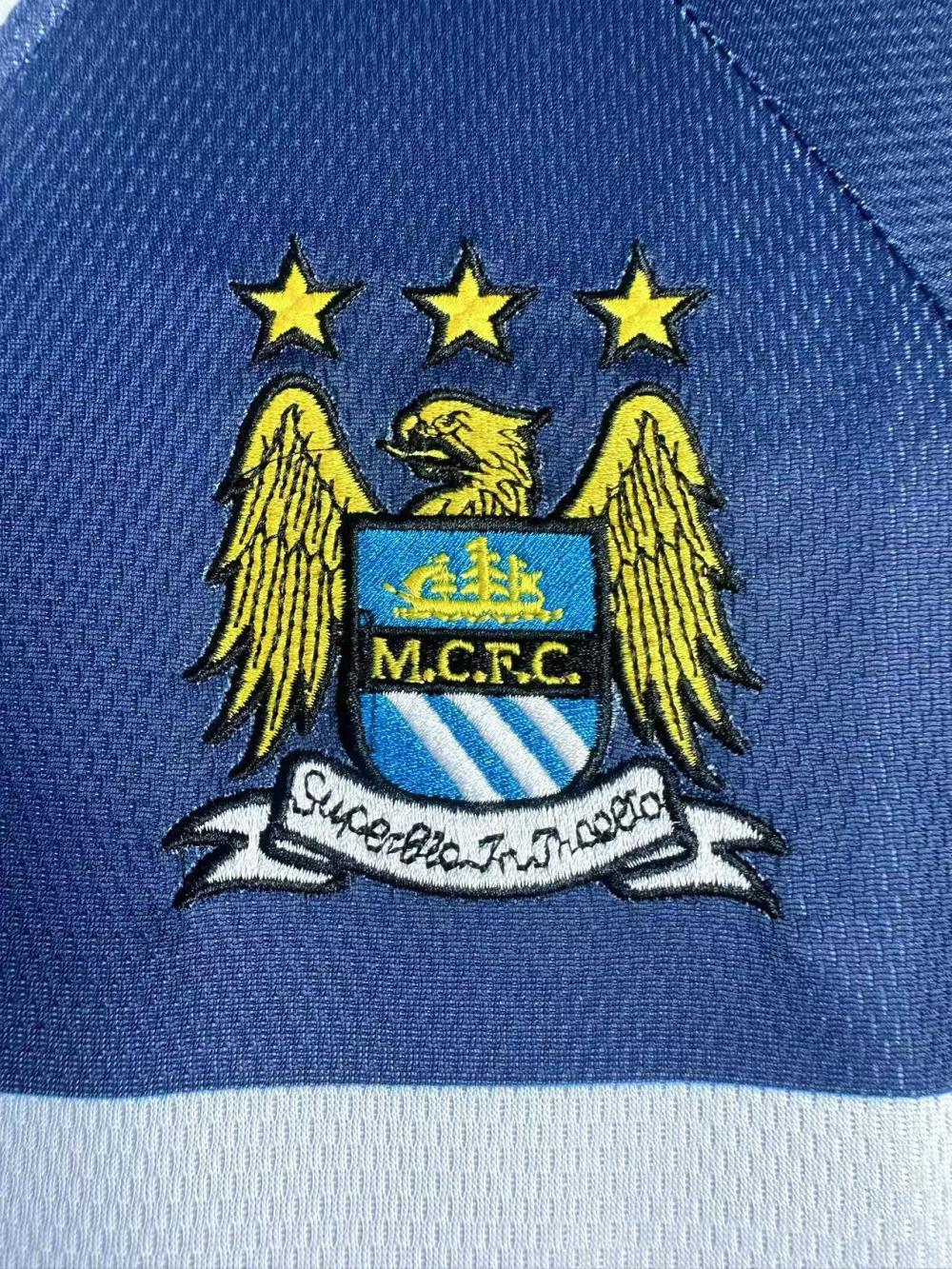 1997-1998 Retro Long Sleeve Manchester City Away