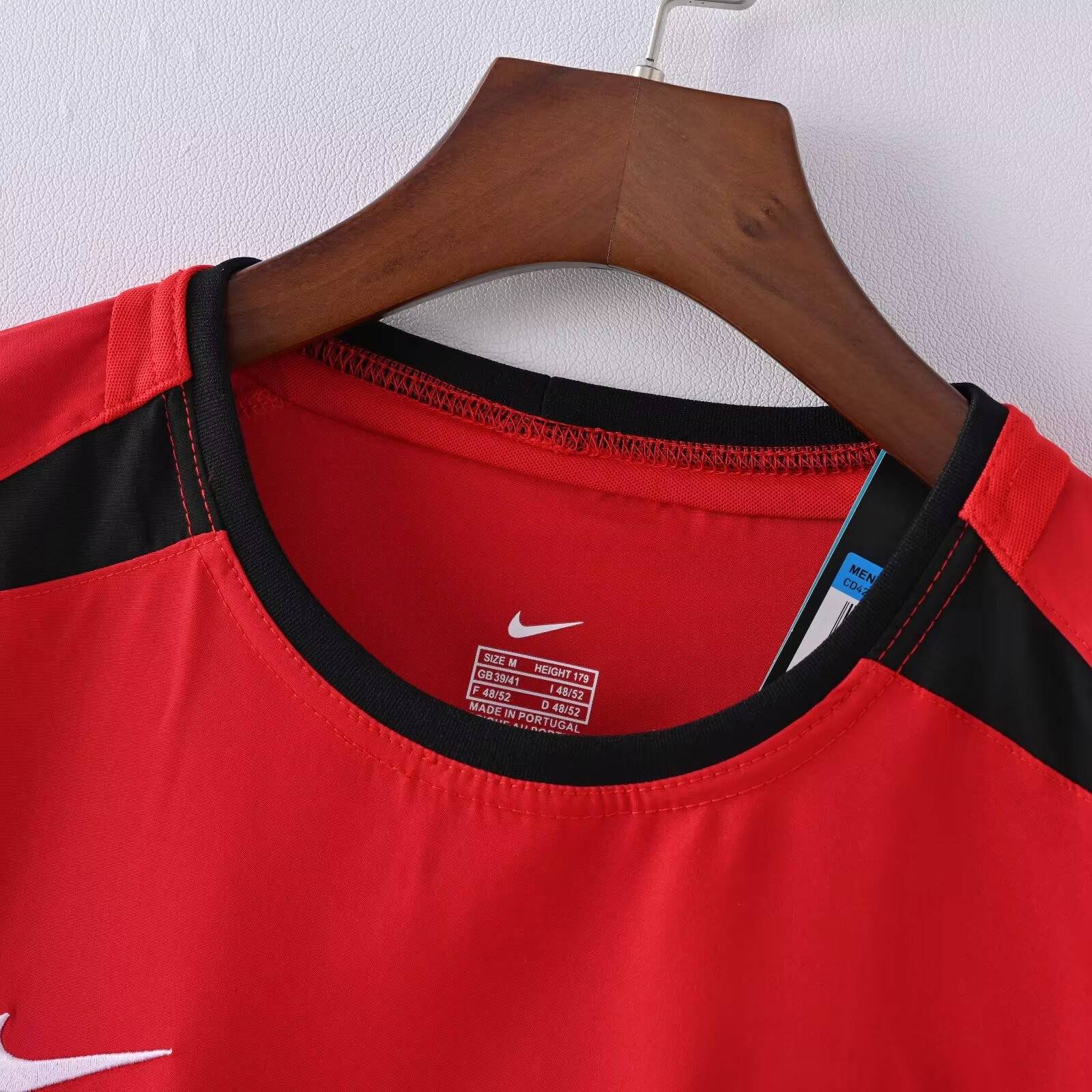 2002-2003 Retro Long Sleeve Manchester United Home
