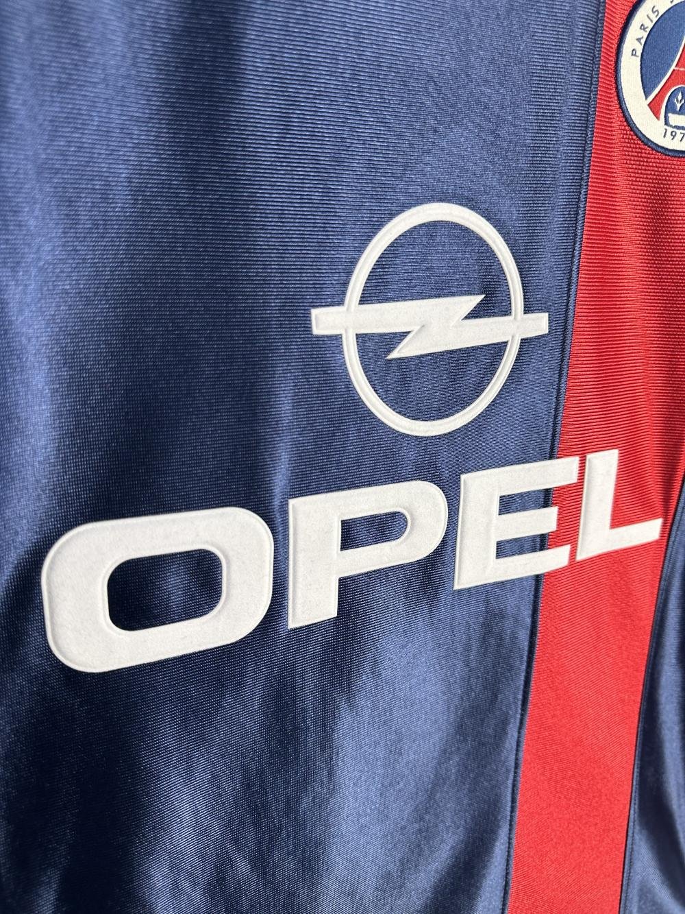 2001/2002 Retro Long Sleeve Psg Paris Saint-Germain Home