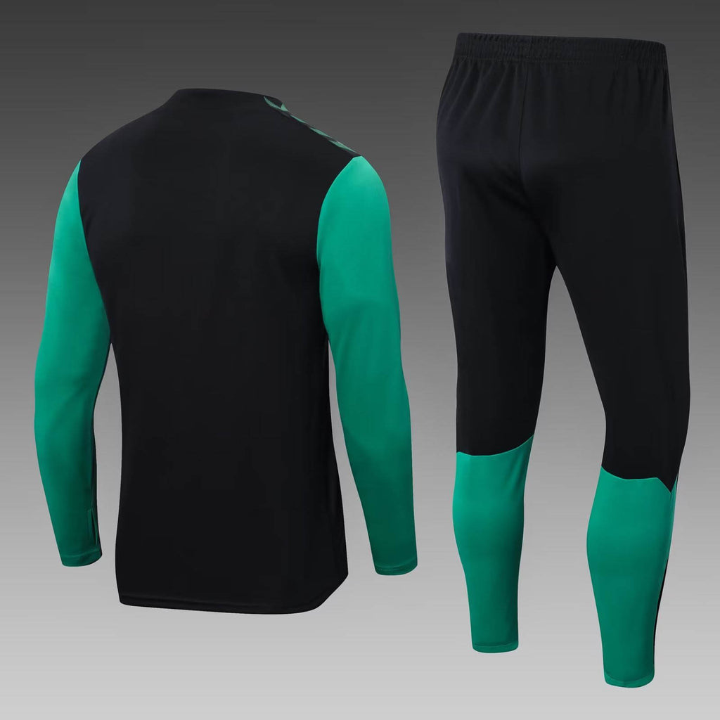 2022/2023 Real Betis Half-Pull Training Suit Black