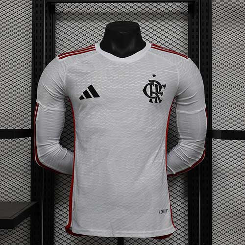 2025/2026 Long Sleeve Player Version Flamengo Away Jersey