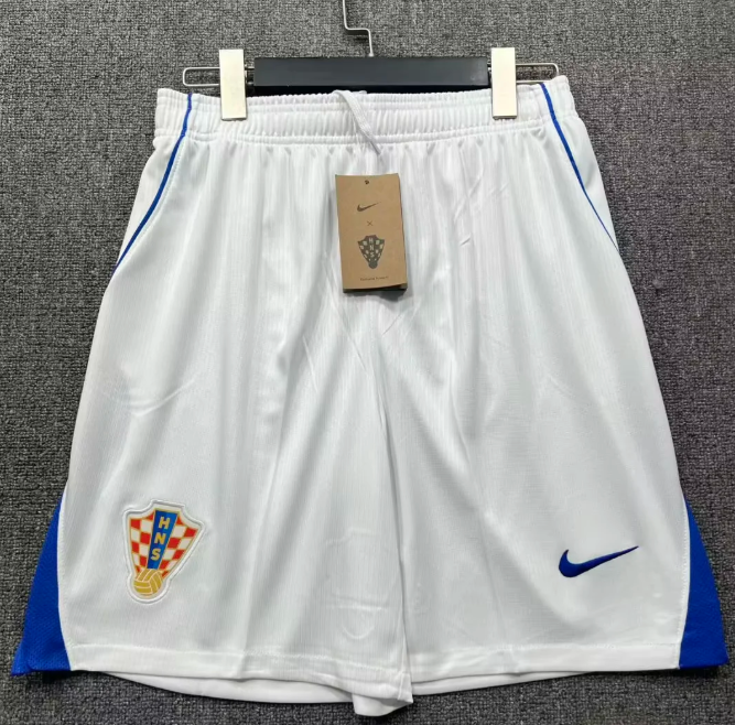 2026/2027 Croatia Home Football Shorts 1:1 Thai Quality topjersey