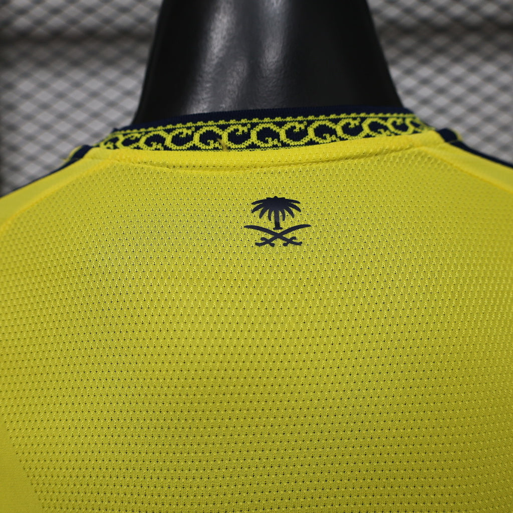 2026/2027 Player Version Al-Nassr Home （Ad-supported version）Football Shirt 1:1 Thai Quality topjersey