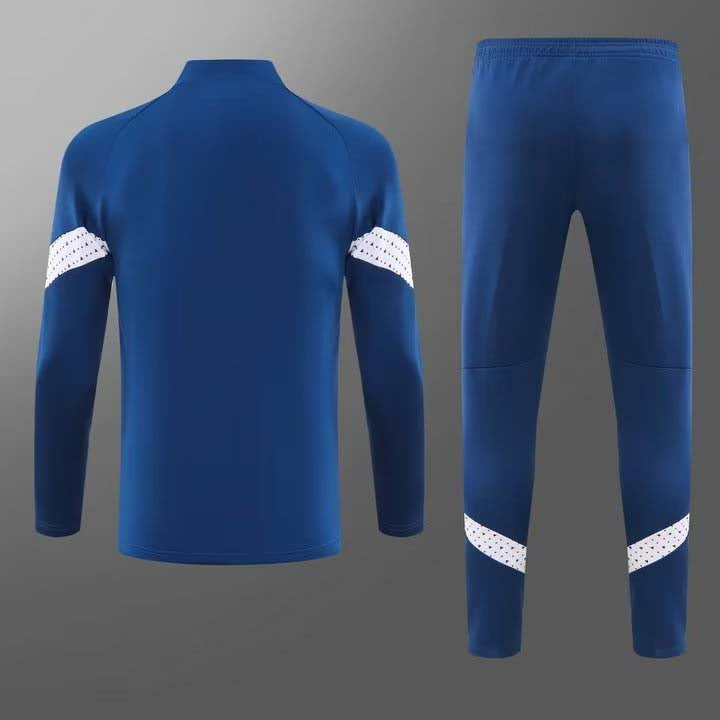 2023/2024 Olympique de Marseille Long Zip Jacket Dark Blue