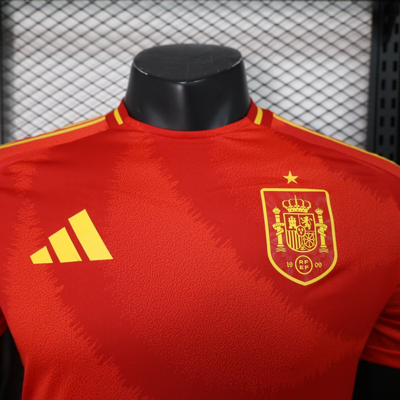 2024-2025 Player Version Spain Home Soccer Shirt